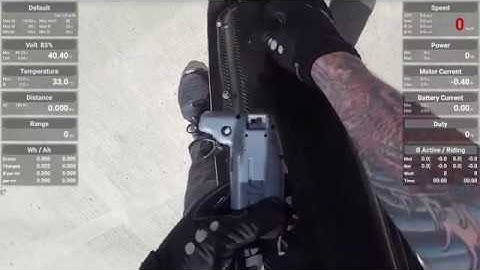 Testing VESC Monitor App by @ackmaniac ESK8 Portland!!!