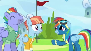 Rainbow Dash's parents find out she's a wonderbolt