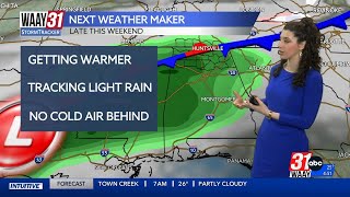 Grace is tracking our next weather-maker