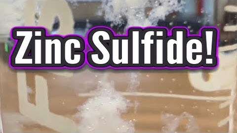 Precipitation of Zinc Sulfide in RamZland!⚗️ Na2S+Zn(NO3)2→2NaNO3+ZnS #STEM #Science