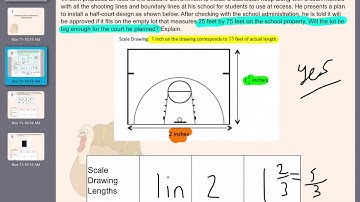 Computing Actual Lengths from Scale Drawings
