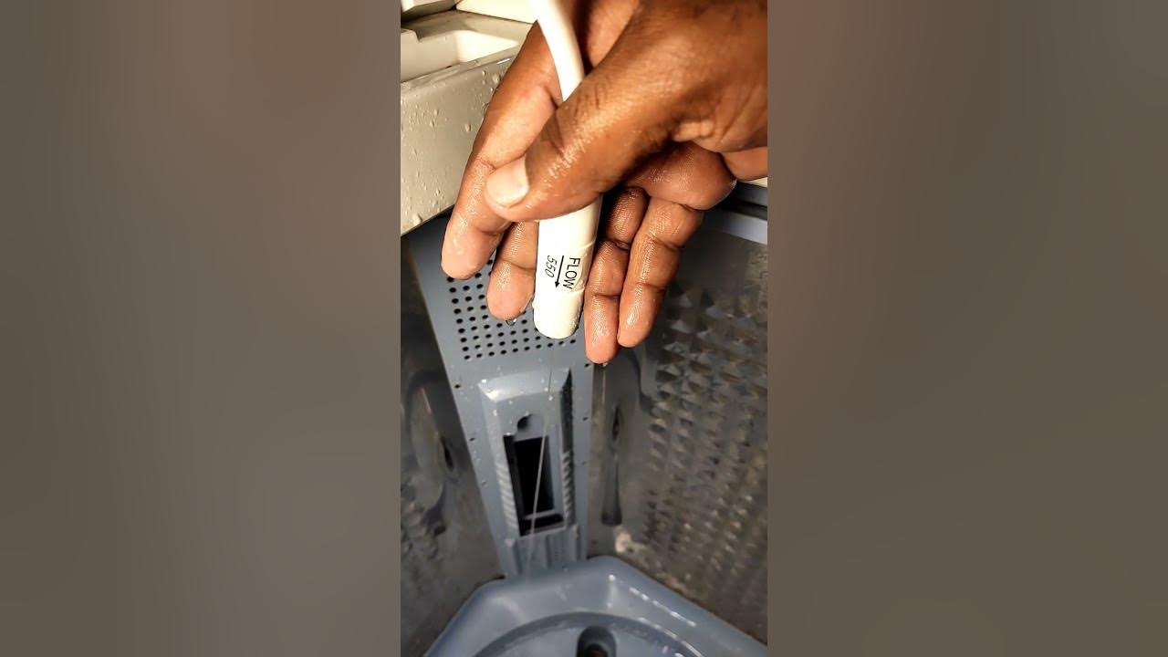 Flow Restrictor Pressure For Cleaning Washing Machine YouTube