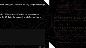 How to Convert a List of Slugs into JSON in JavaScript
