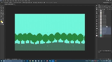 Forest Pixel Art (First-Try)