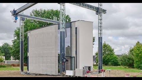 Watch a 3D Printer Spit Out an Entire Two Story House