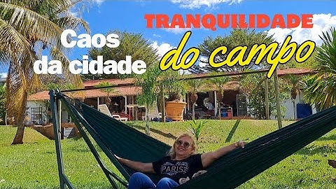 Cada vez mais  pessoas estão deixando o caos da cidade e migrando para o campo.