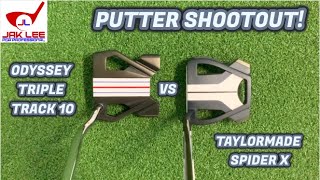 ODYSSEY TRIPLE TRACK 10 VS TAYLORMADE SPIDER X - PUTTER SHOOTOUT