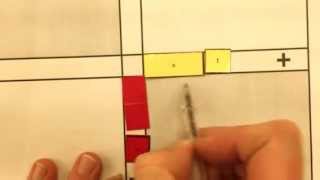 Modeling Polynomial Multiplication with an area mat