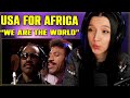 Usa for africa  we are the world  first time reaction