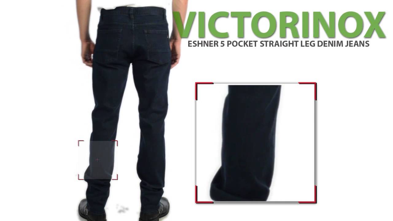 Victorinox Swiss Army Eshner Straight-Leg Denim Jeans - 5-Pocket (For ...