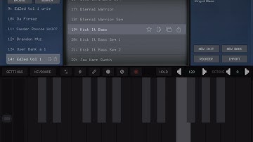Free Preset Demo - AudioKit King of Bass: EdZed Vol 1