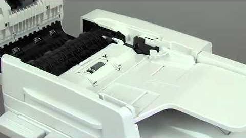 MC/MB700 How to remove jammed document from Auto Document Feeder of scanner