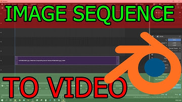 Convert Image Sequence Into Video - Blender