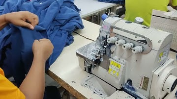 Bottom rib joint by overlook machine in bangladesh