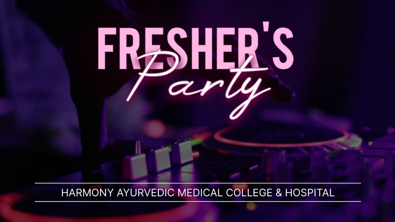 Fresher's party invitation video Hamc clg fzr 2023 🎉