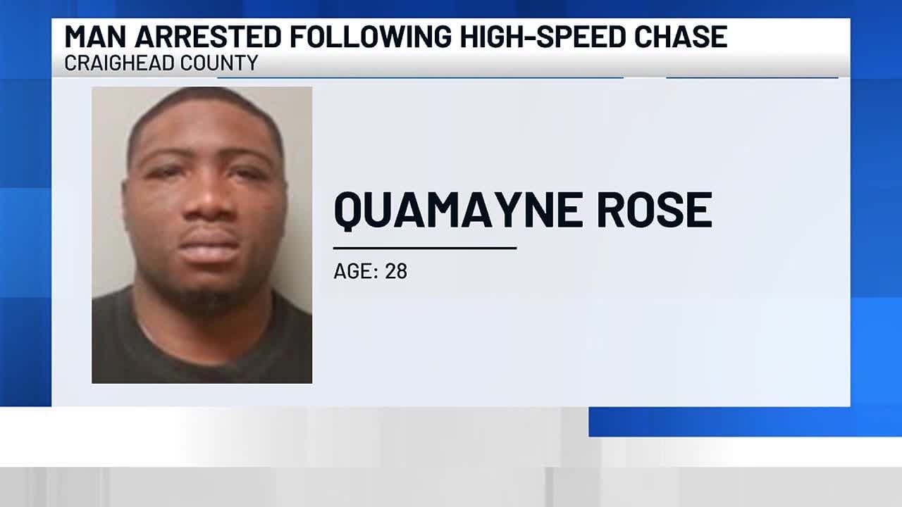 Suspect arrested after high-speed chase - YouTube