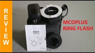 Mcoplus MCO-14EXT-C Canon ETTL II xenon ring flash review, how to use and sample images