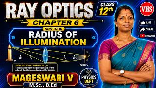 RAY OPTICS | CHAPTER 6 – RADIUS OF ILLUMINATION | CLASS 12 PHYSICS 🔥🎓