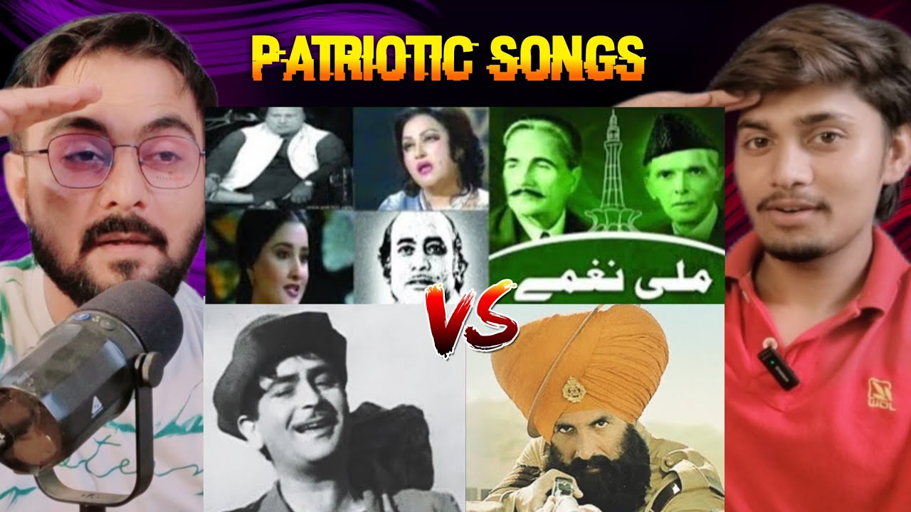 Indian Reaction On Pakistani Patriotic Songs Vs Indian Patriotic Songs | Independence Special