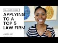 How to apply to a TOP 5 LAW FIRM in South Africa in 2021