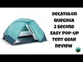 Decathlon Quechua 2 Second Easy Pop Up Camping Tent 1st Look