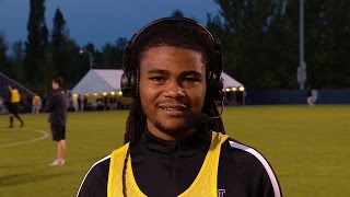 Washington's Elijah Rice after first career goal: 'It's amazing, especially in this atmosphere'