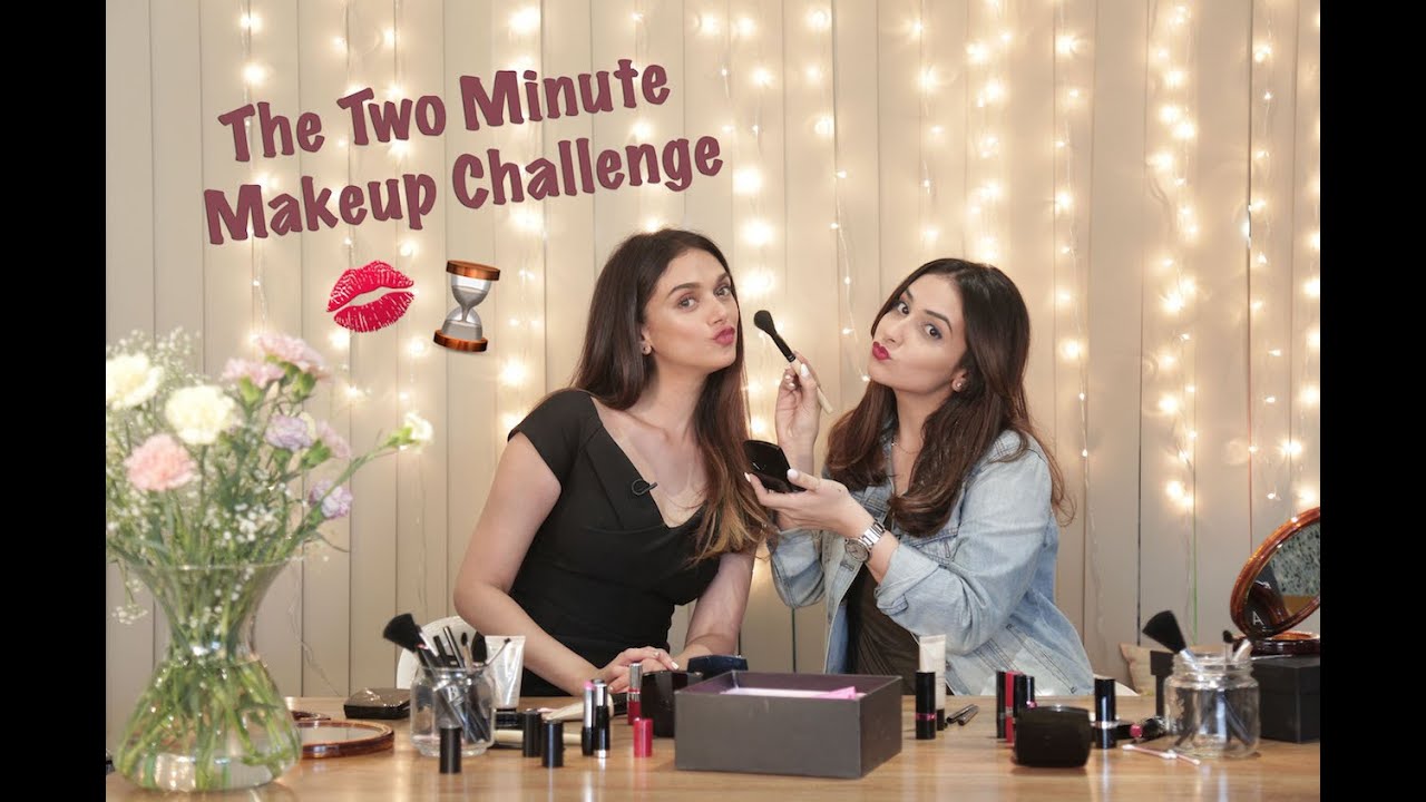 The 2 Minute Makeup Challenge With Aditi Rao Hydari | #MakeUpYourOwnMind