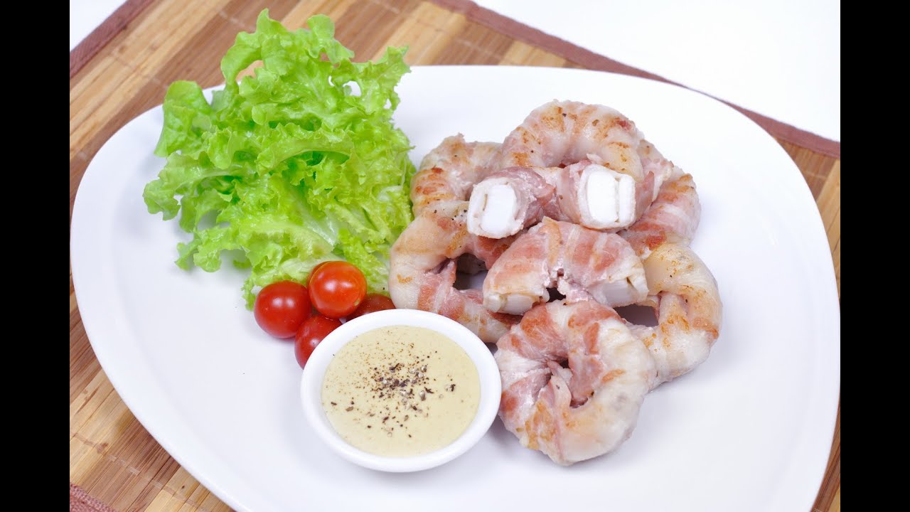 เบคอนพันปลาหมึก