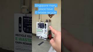 E-waste which a place for you to throw your electronics items. Singapore recycle E-Collector box
