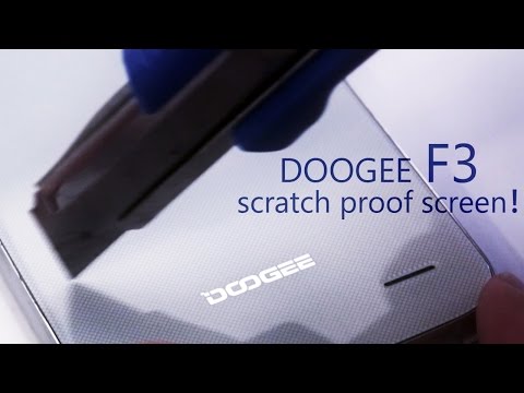 DOOGEE F3 & F3 pro anti-scratch test review！