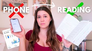 I swapped screen time with reading for a week 📱➡️📔 | Reading Challenge Vlog