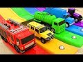 길거리 차량 슬라이드 풀로 색상 배우기| 동요와 아이 노래 | 어린이 교육