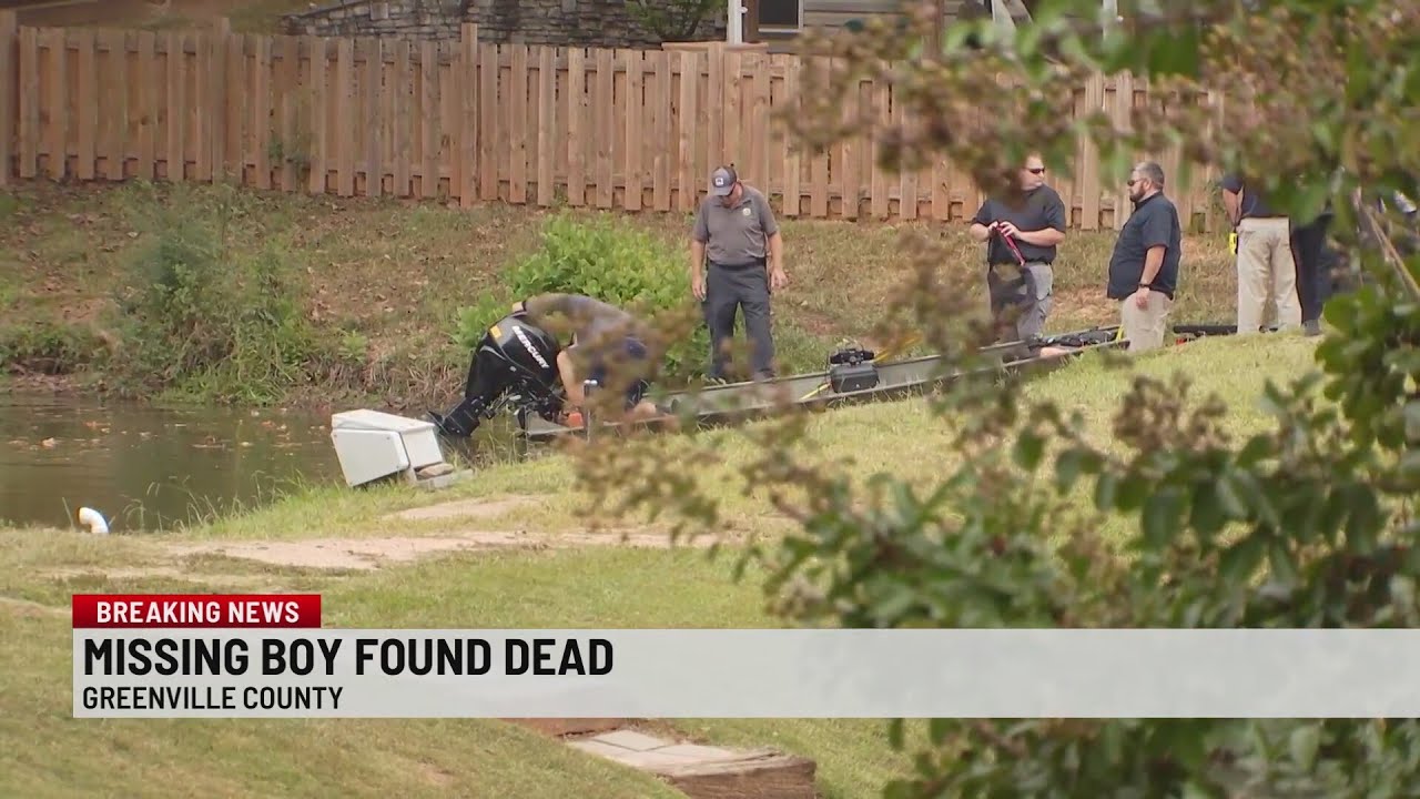 Body of missing 8-year-old found by dive team in Greenville Co. - YouTube