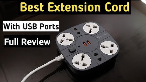 Best Extension Board with USB port | Axmon extension cord | Made in India extension board