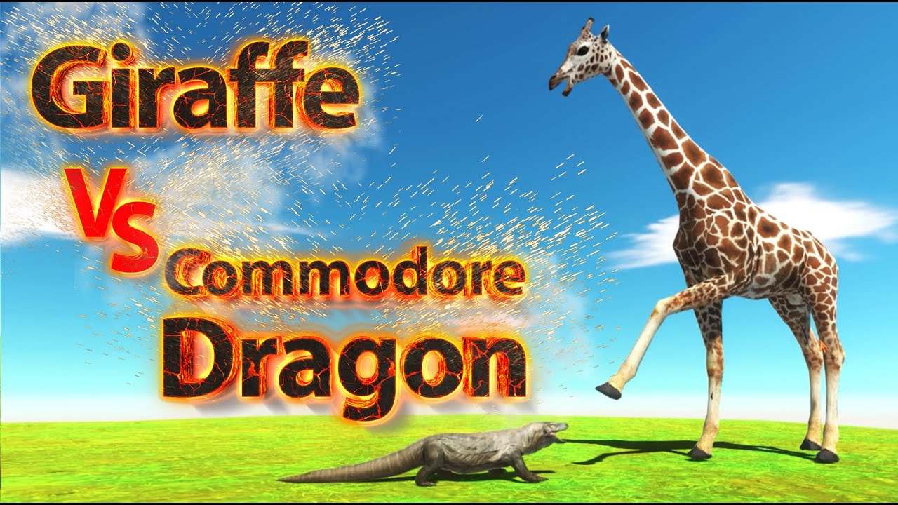 Commodore Dragon vs Giraffe ! - YouTube
