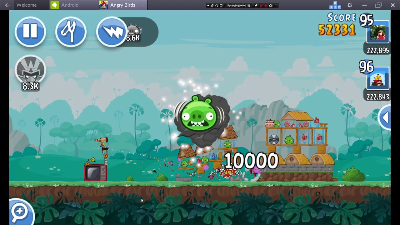 Angry Birds Friends Week 223B Level 1 243k