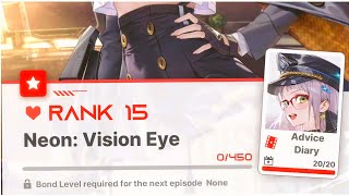 Neon Vision Eye advise diary Nikke Goddess of Victory