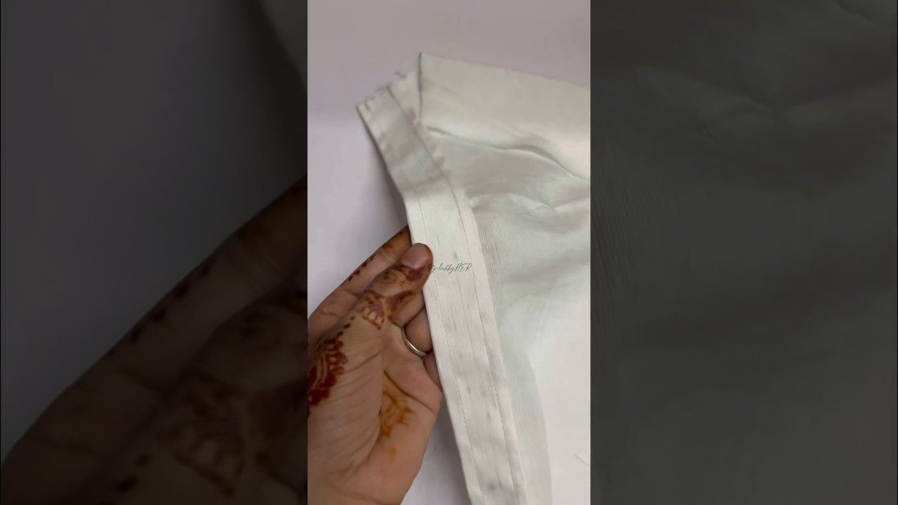 Shirt ki button pati banana sikhien…. 