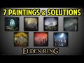 All 7 painting  artist locations  elden ring paintings  solutions guide
