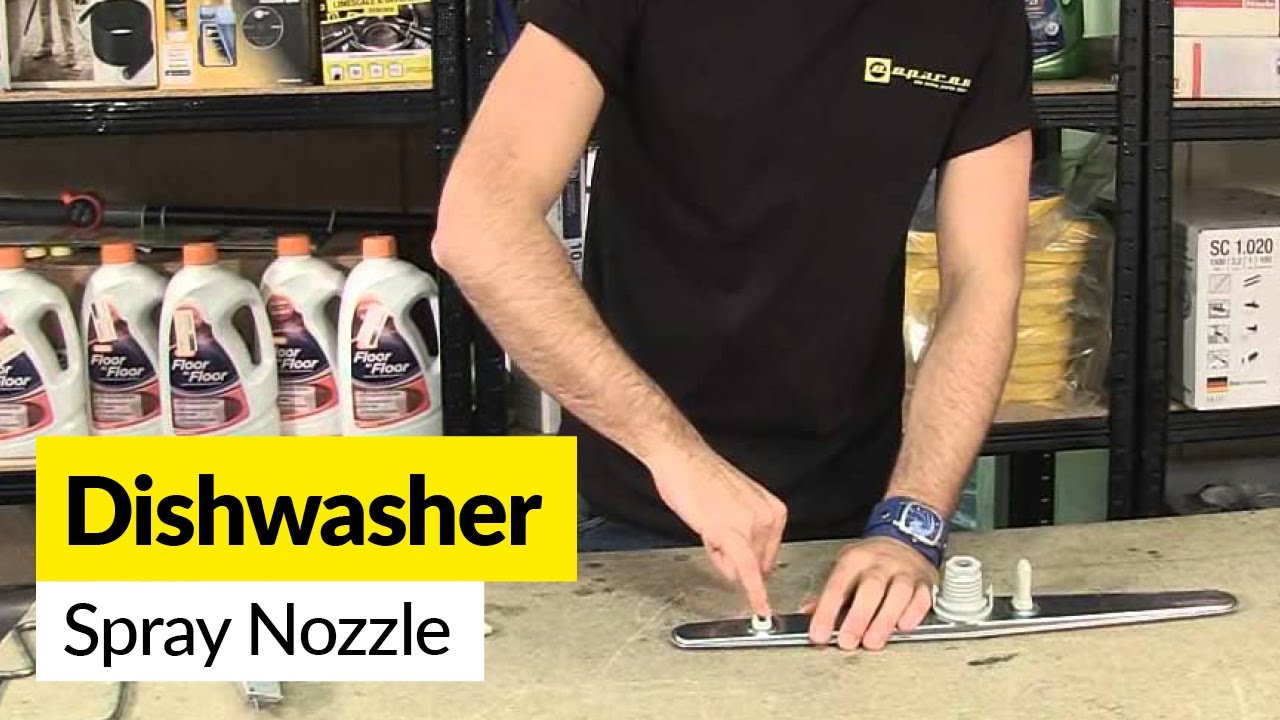 How to Fit a Dishwasher Spray Nozzle YouTube