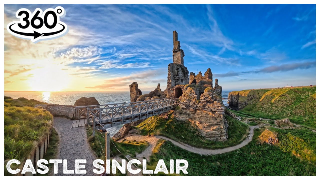 360° VR | Castle Sinclair Girnigoe | Scotland