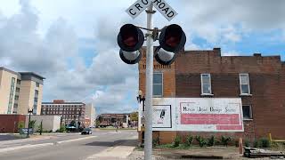 A Tour of the S Walnut St RR Crossing in Downtown Muncie.