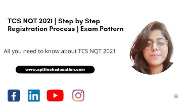 TCS NQT 2021 | Step by Step Registration Process | Exam Pattern