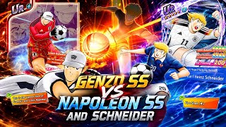GENZO SS VS NAPOLEON SS AND SCHNEIDER REVAMP! RANKED AGILITY TYPE CAPTAIN TSUBASA DREAM TEAM screenshot 4