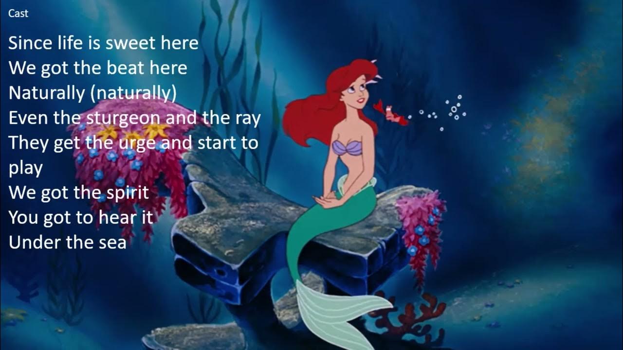 Under the Sea (The Little Mermaid) Lyrics YouTube Under the Sea (The Little Mermaid) Lyrics YouTube