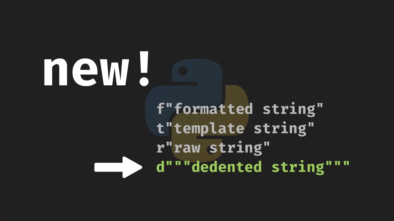 COMING SOON: D-strings in Python - YouTube