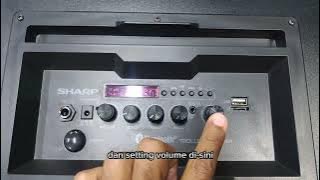 aktif speaker portable sharp CBOX-TRB10MBO