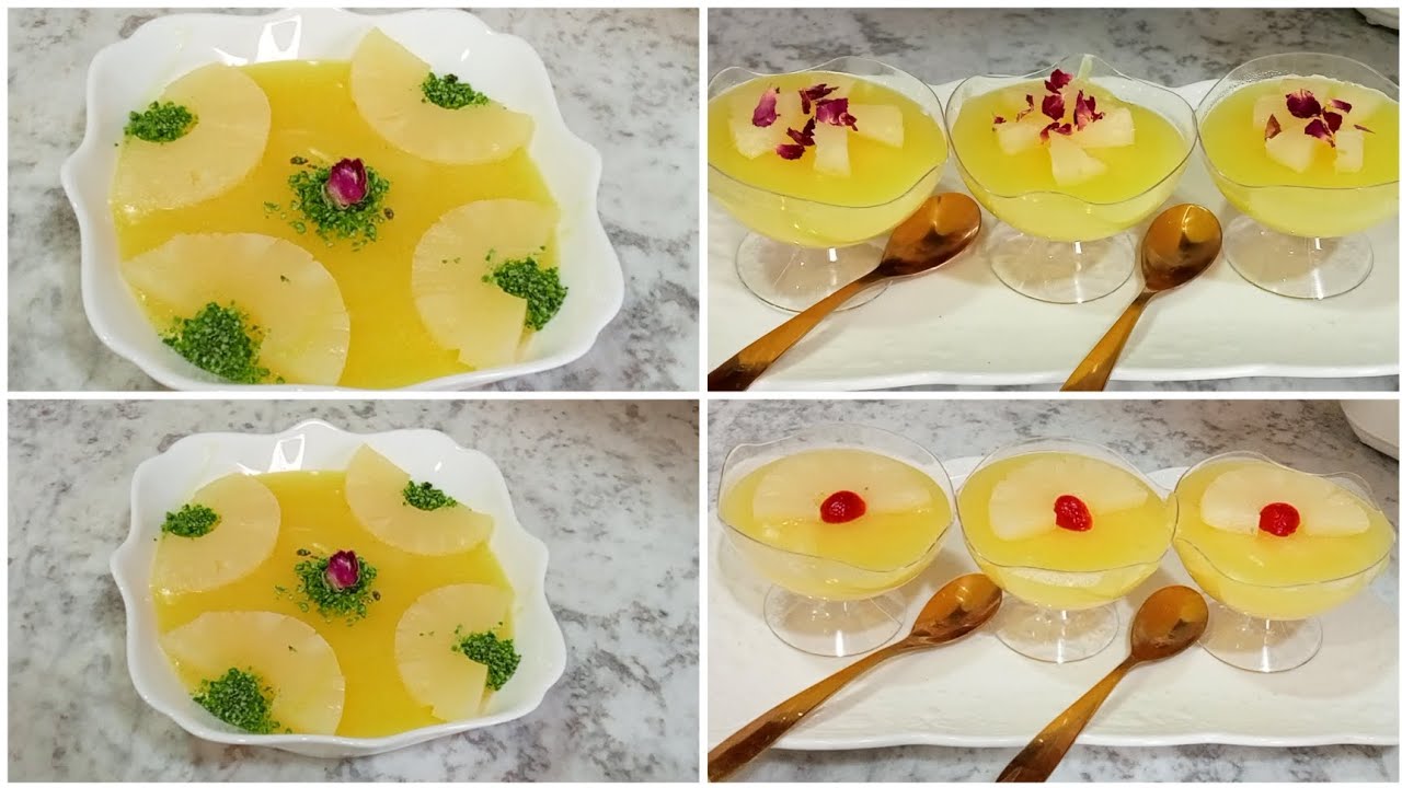 تحلية أو جولي الأناناس🌺روعة لسهراتكم الرمضانية