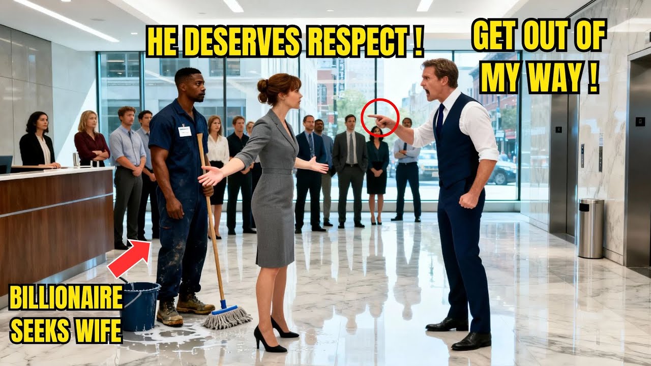 Женщина встала на защиту чернокожего уборщика, которого никто не уважал, — не зная, что он миллиа...