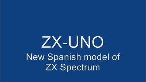 ZX-UNO: a new Spanish ZX Spectrum model